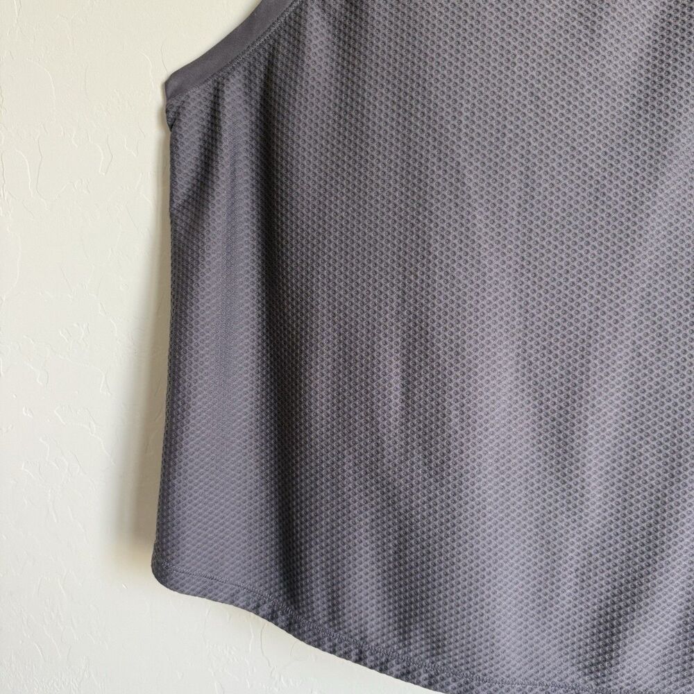 Calia Womens XXL Gray Honeycomb Textured Sleeveless Tank Athletic Gym Athleisure - Picture 2 of 13